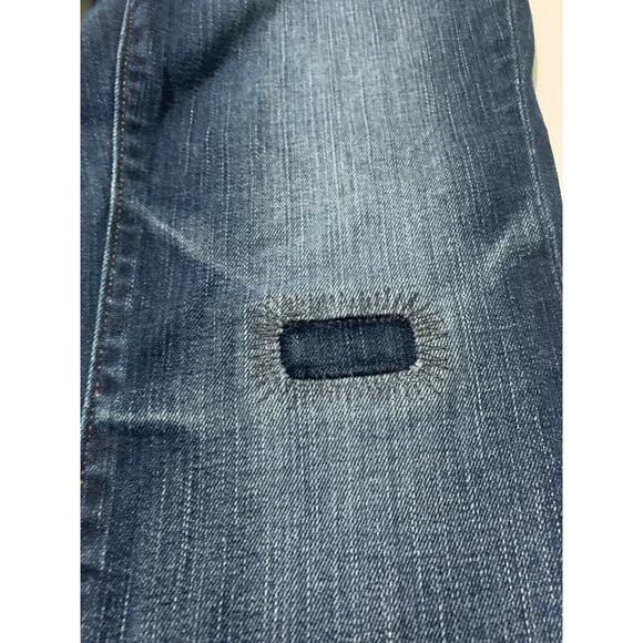 Banana Republic Women's Straight Leg Jeans Size 4 Blue Low Rise Stretch Bootcut - Picture 10 of 10